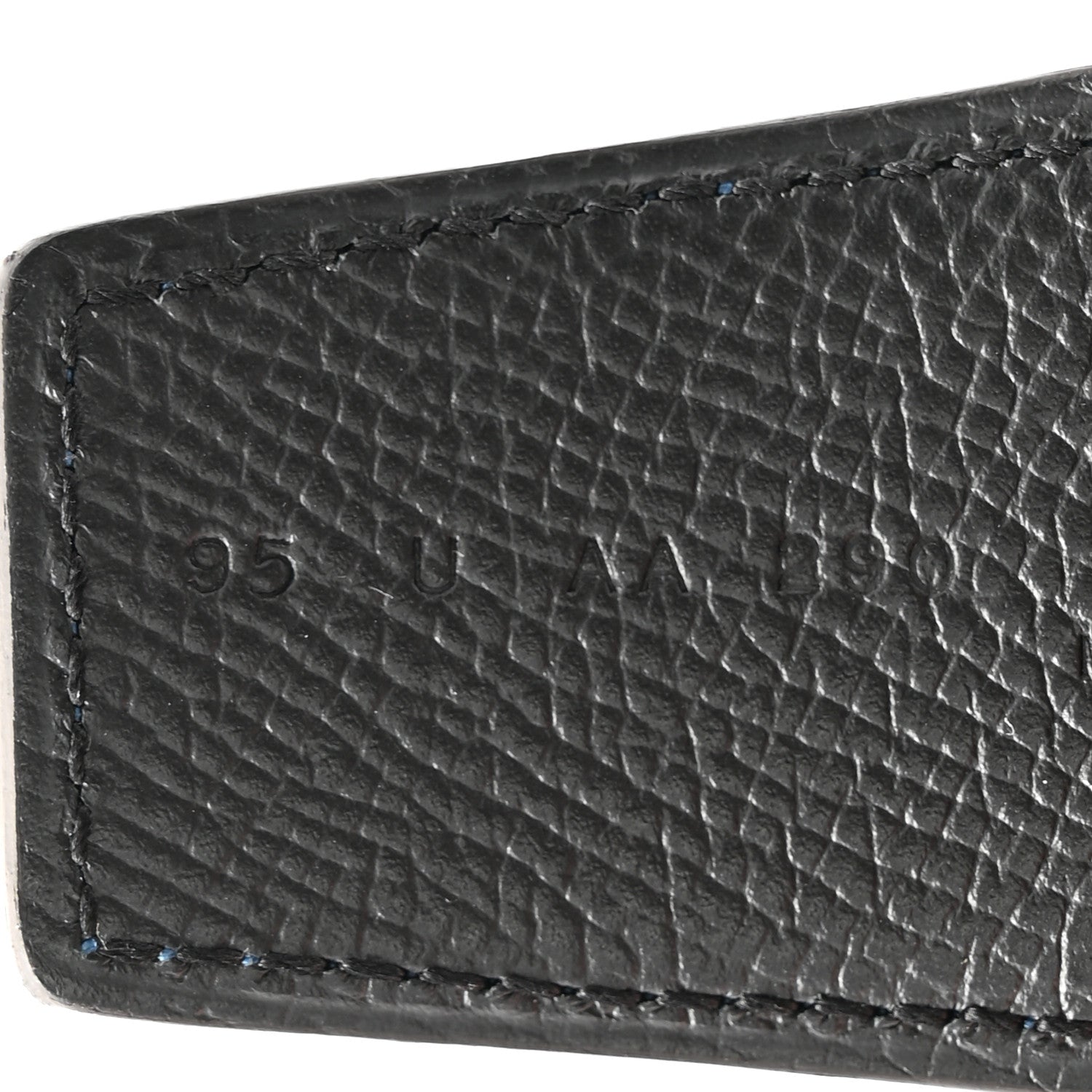 Hermes Epsom 38mm Constance H Belt 95 38 Black Bleu Zellige 6 of 8