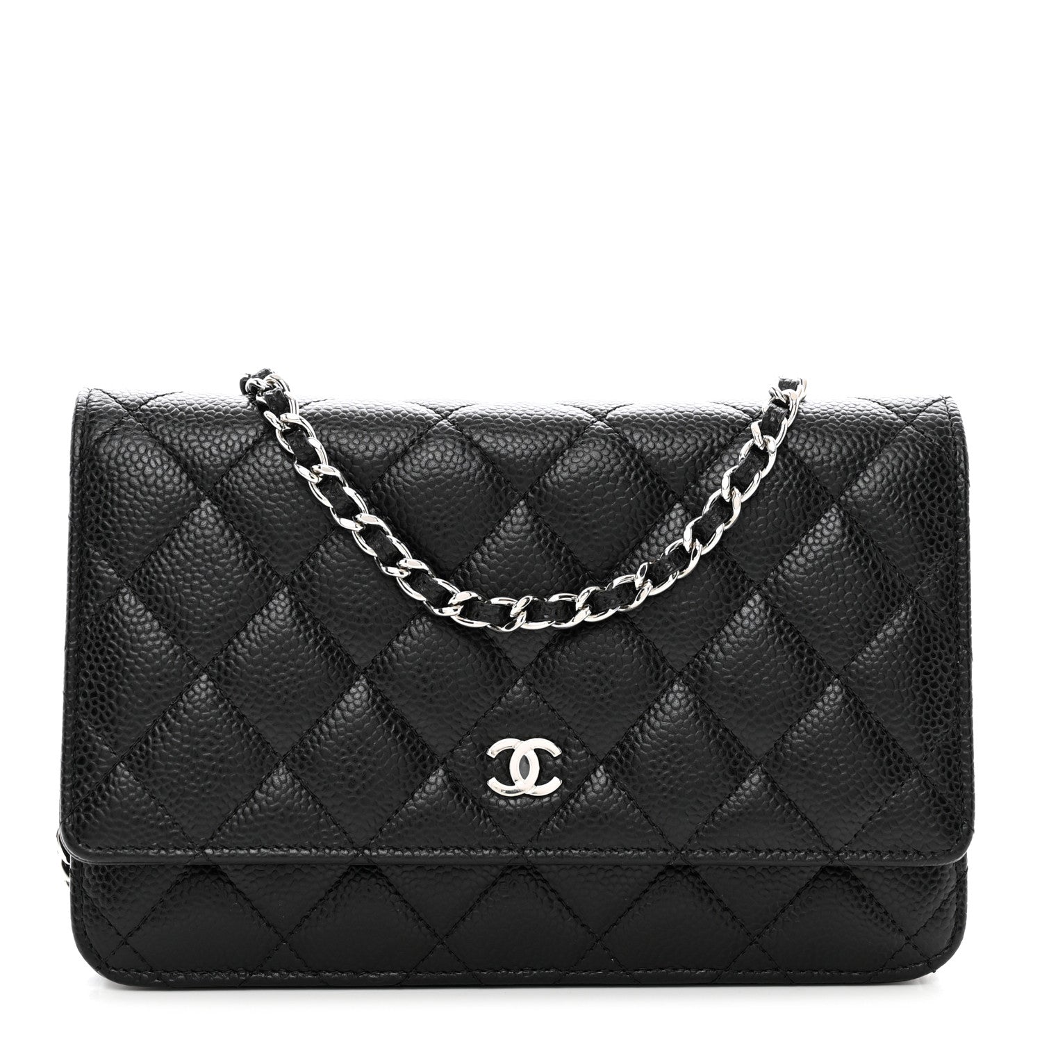 Chanel Caviar Quilted Wallet on Chain WOC Black 1 of 11