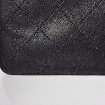 Chanel Lambskin Stitched CC Tote Black 17 of 18