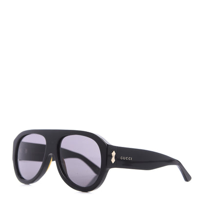 Gucci Acetate Aviator Sunglasses GG0668S Black 1 of 9