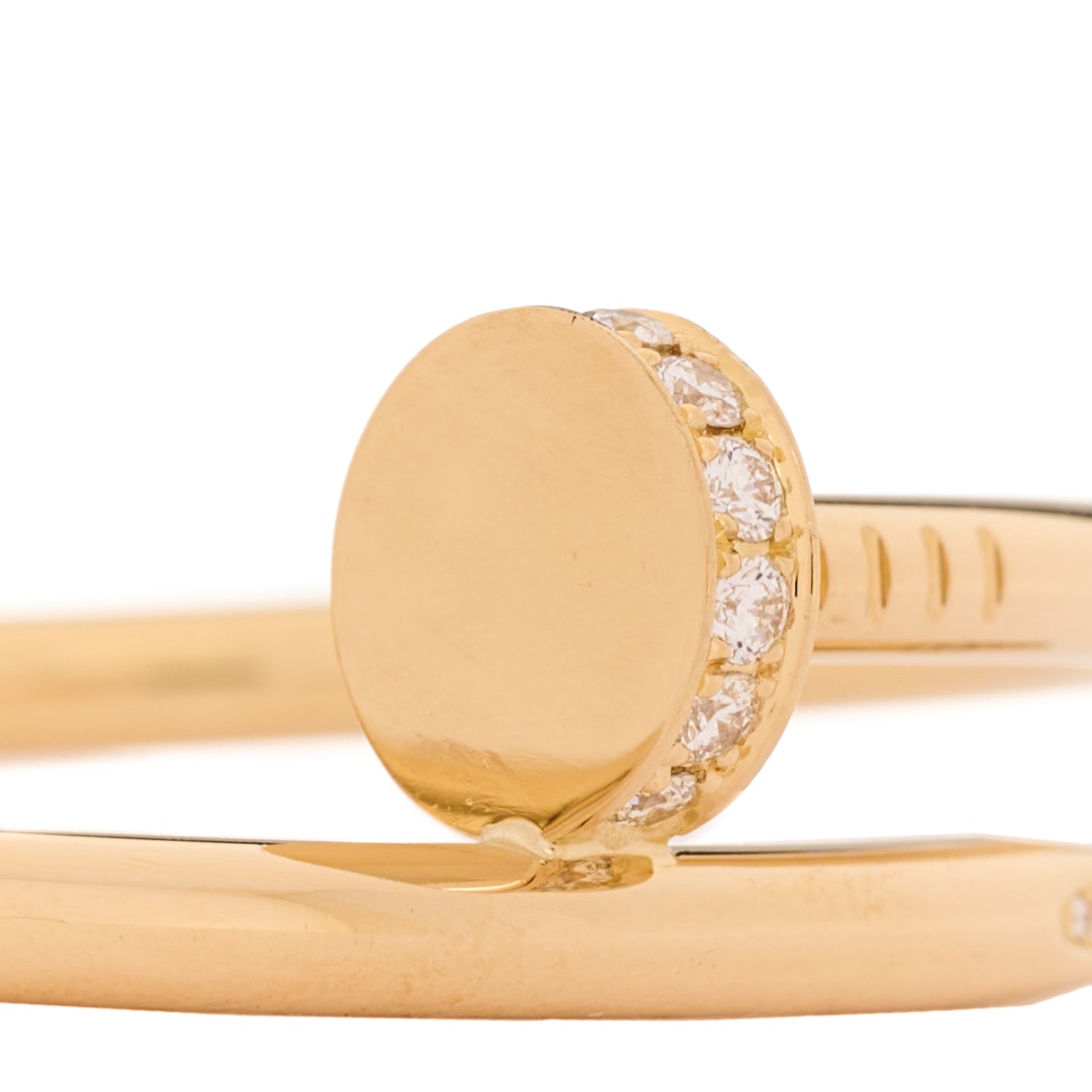 18K Yellow Gold Diamond Juste Un Clou Bracelet 15