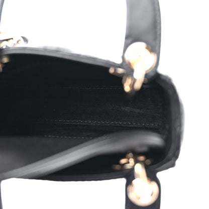 Christian Dior Lambskin Cannage Micro Lady Dior Black 5 of 10