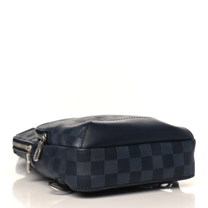 Louis Vuitton Damier Infini Avenue Sling Bag Astral Silver 4 of 8
