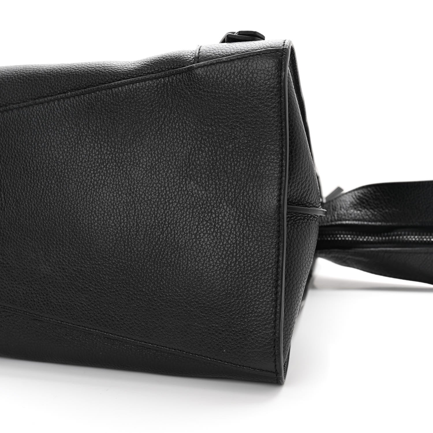 Balenciaga Grained Calfskin Neo Classic Black Hardware Medium City Black 9 of 11