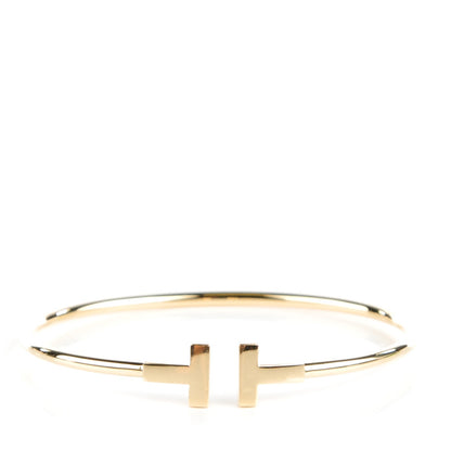 Tiffany 18K Yellow Gold T Wire Bracelet 1 of 4