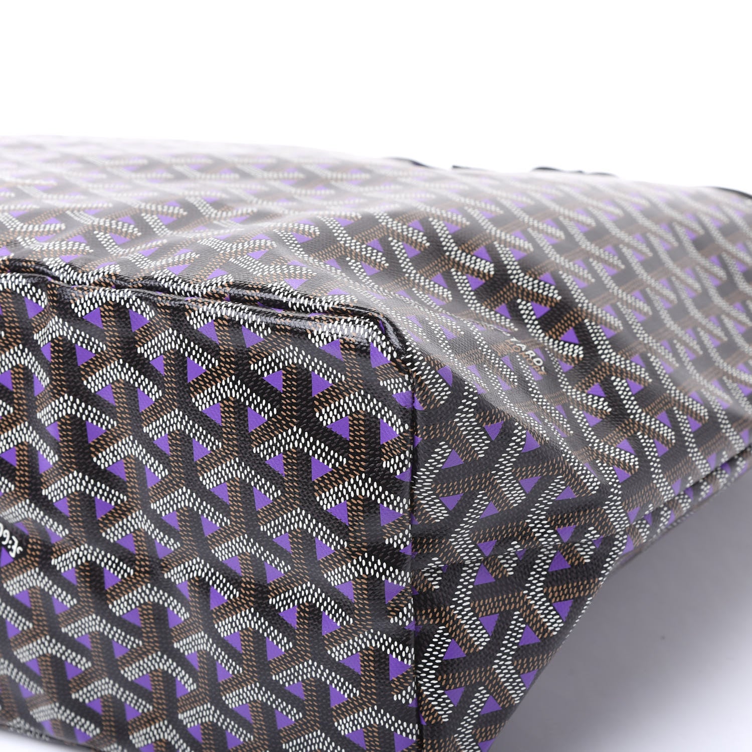 Goyard Goyardine Saint Louis Claire Voie PM Black Violet 8 of 9