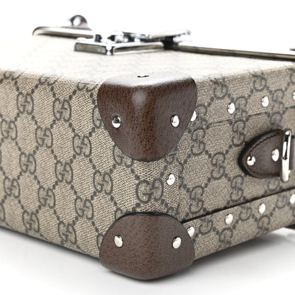 Gucci GG Supreme Monogram Globe-Trotter Beauty Case Brown 18 of 19