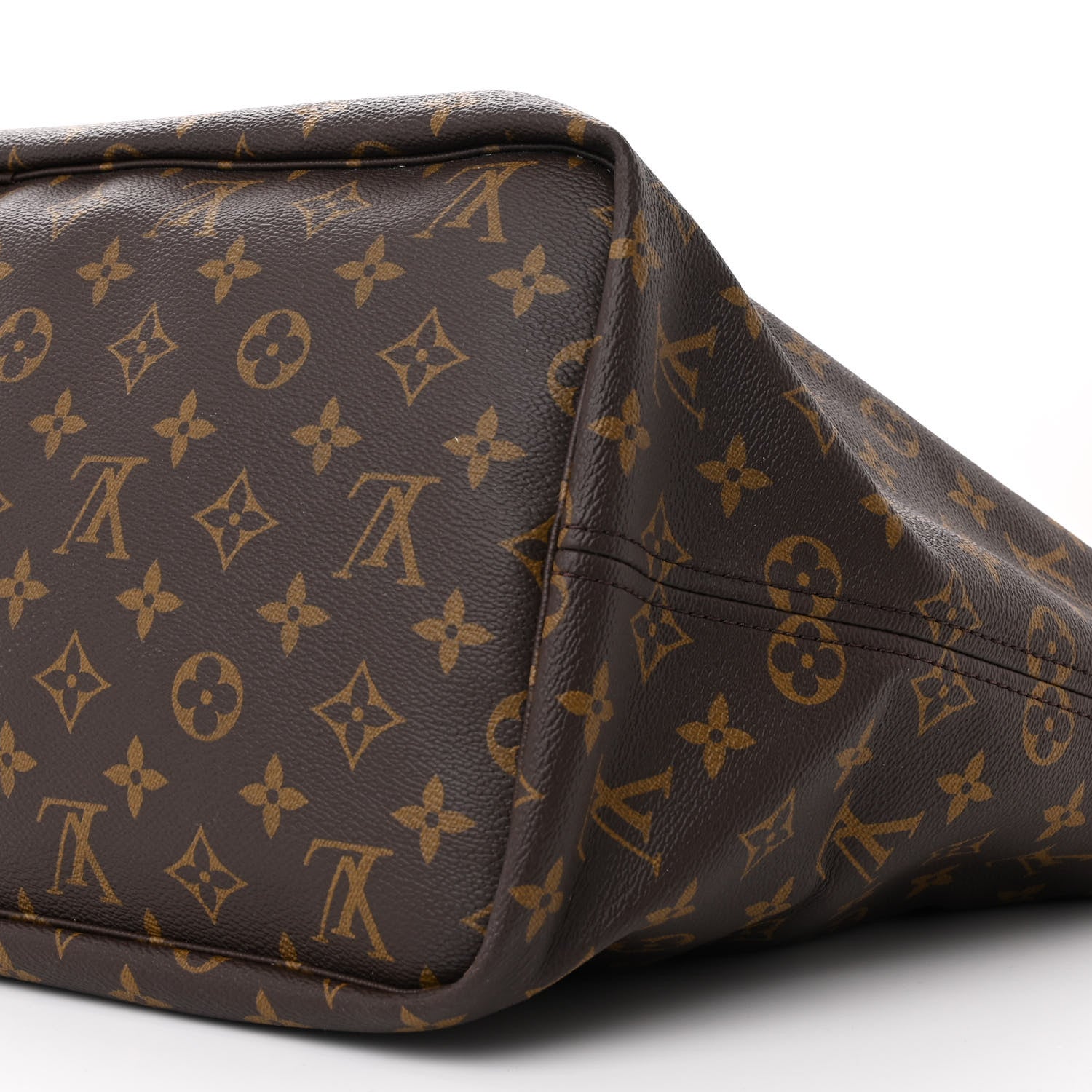 Louis Vuitton Monogram Stamped Inside Out Neverfull Bandouliere GM Beige 9 of 9