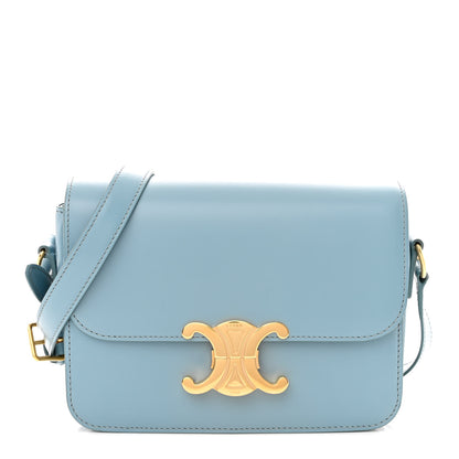 Celine Shiny Calfskin Teen Triomphe California Blue 1 of 10