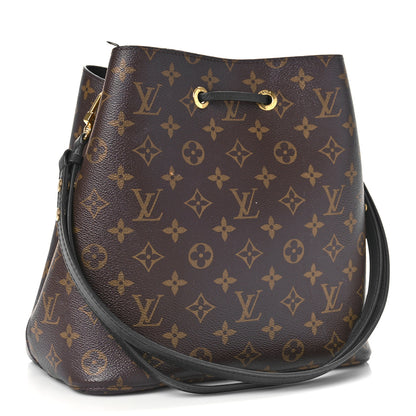 Louis Vuitton Monogram Neonoe MM Black 3 of 9