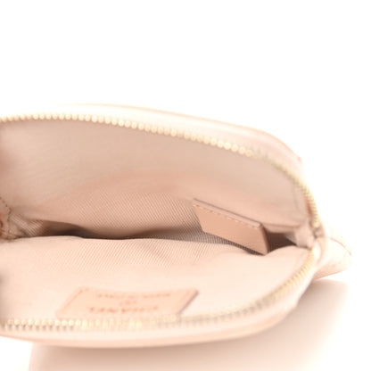 Chanel Caviar Quilted Zip Card Holder Wallet Light Beige 5 of 8