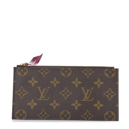 Louis Vuitton Monogram Felicie Chain Wallet Zippered Insert Fuchsia 1 of 5