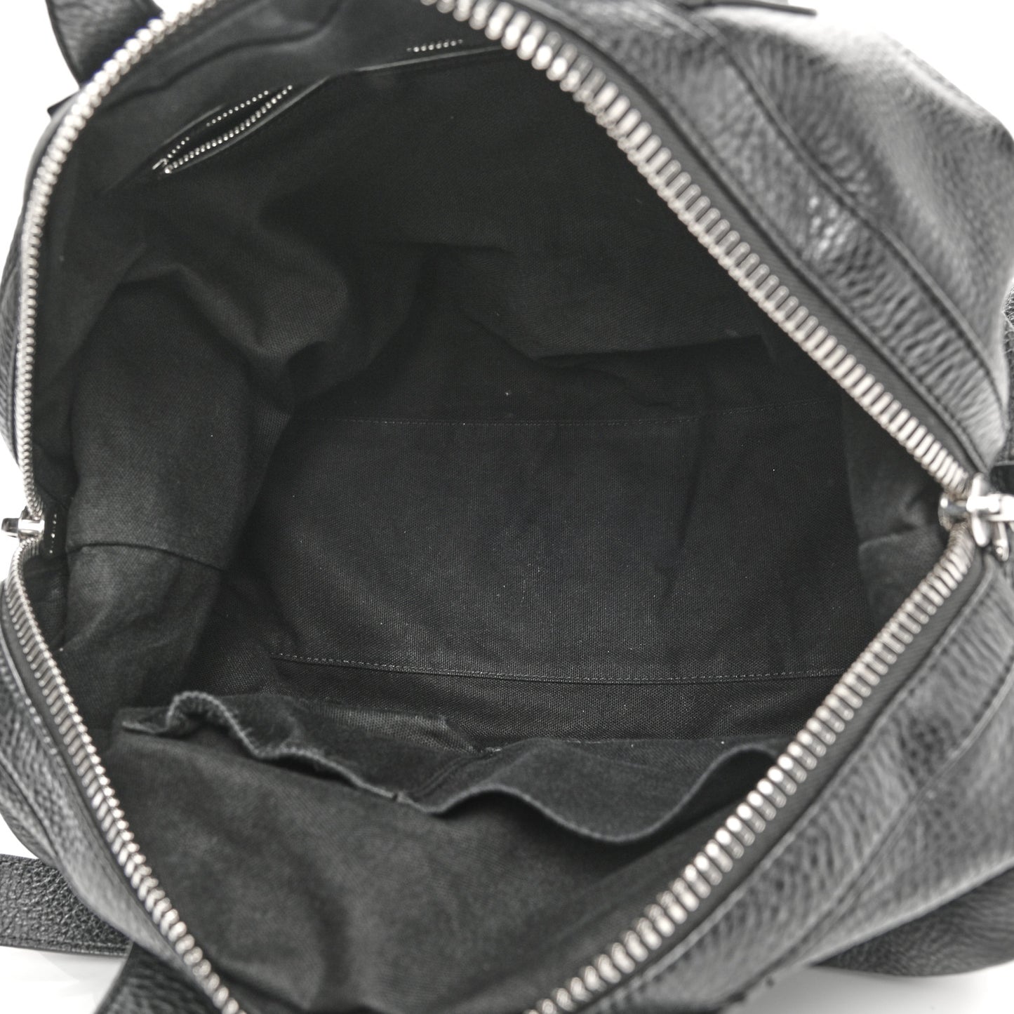 Pebbled Calfskin Small Nightingale Black