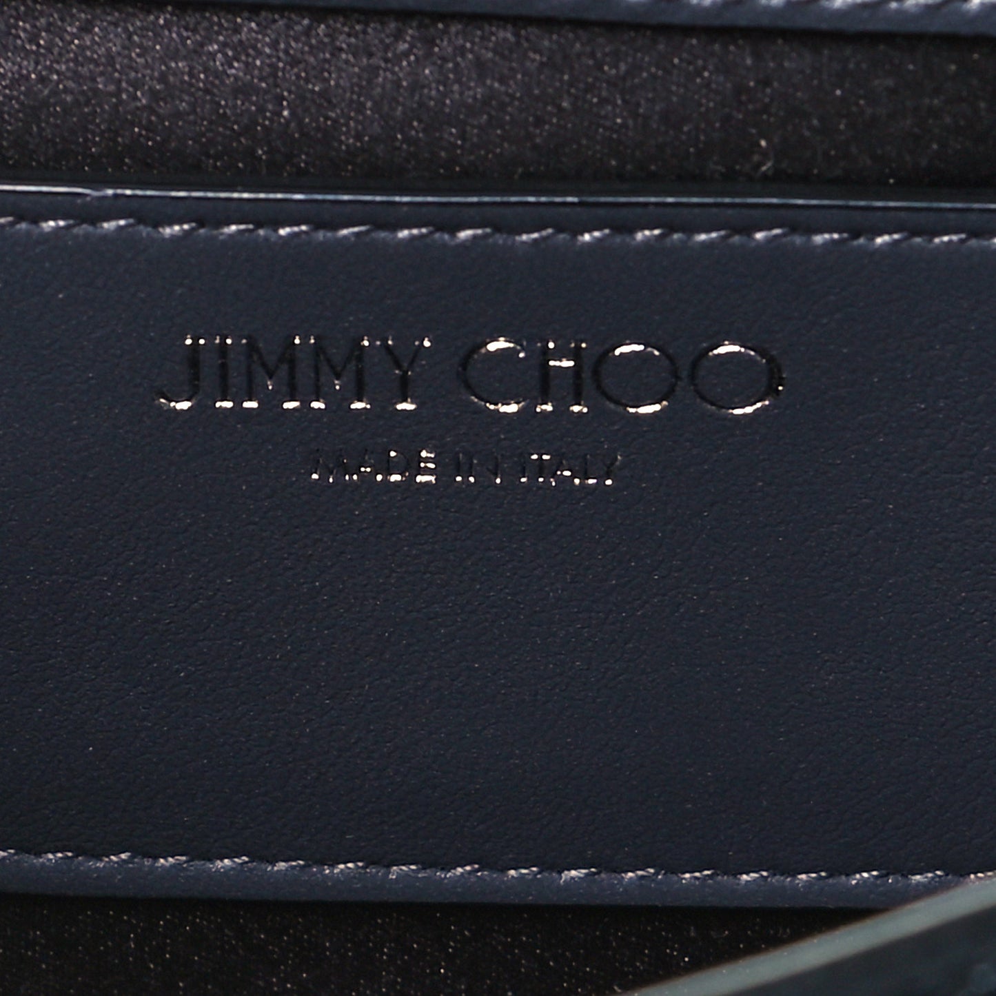 Calfskin Crocodile Embossed Varenne Chain Clutch Dusk