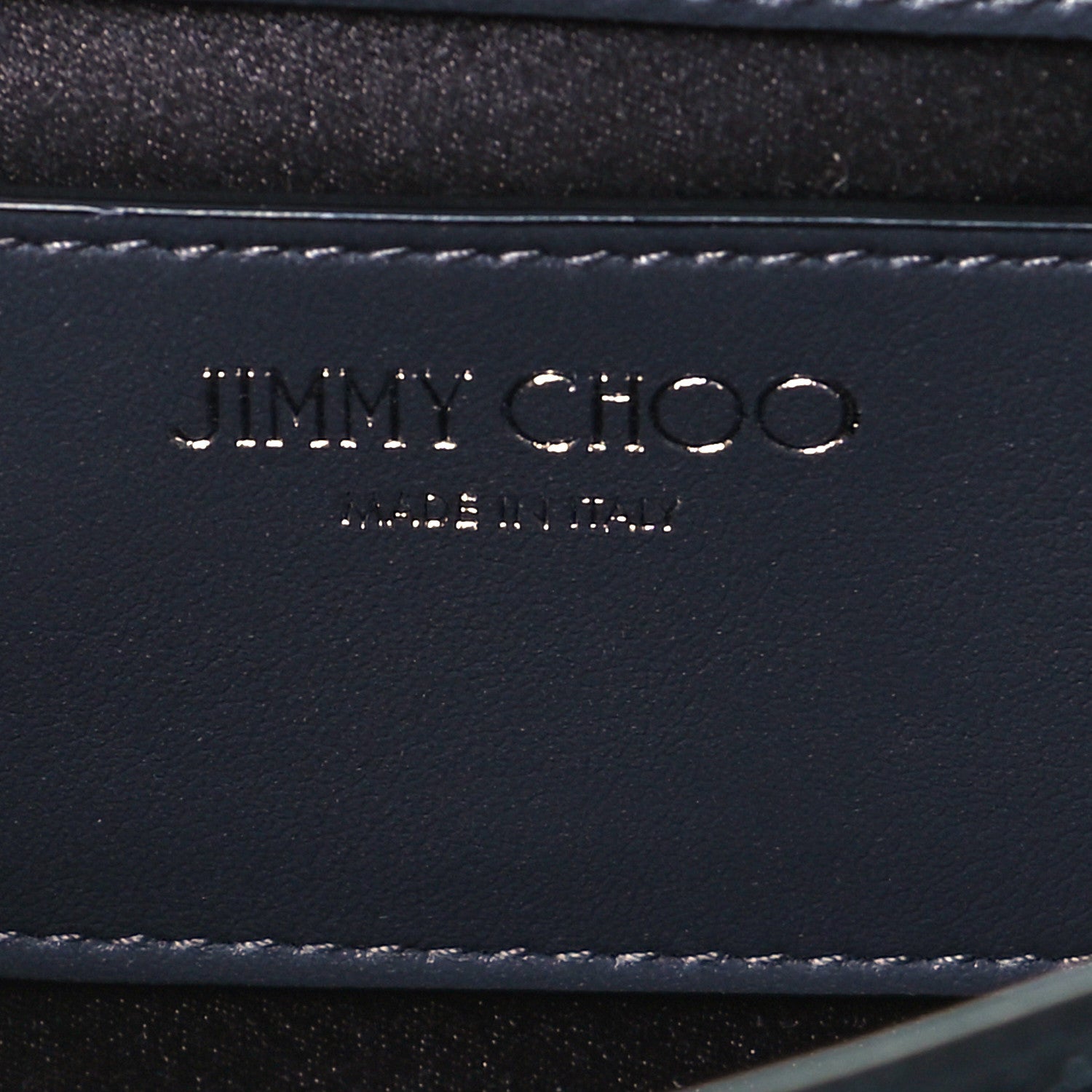 Jimmy Choo Calfskin Crocodile Embossed Varenne Chain Clutch Dusk 5 of 9