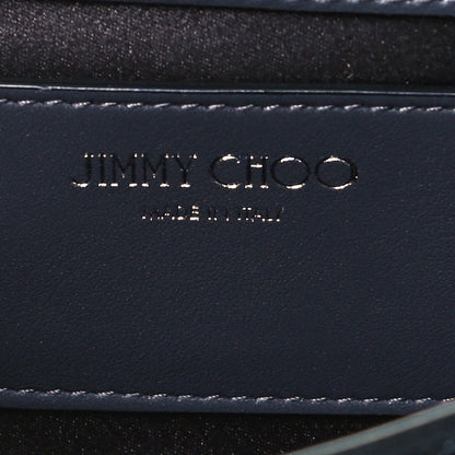 Jimmy Choo Calfskin Crocodile Embossed Varenne Chain Clutch Dusk 5 of 9
