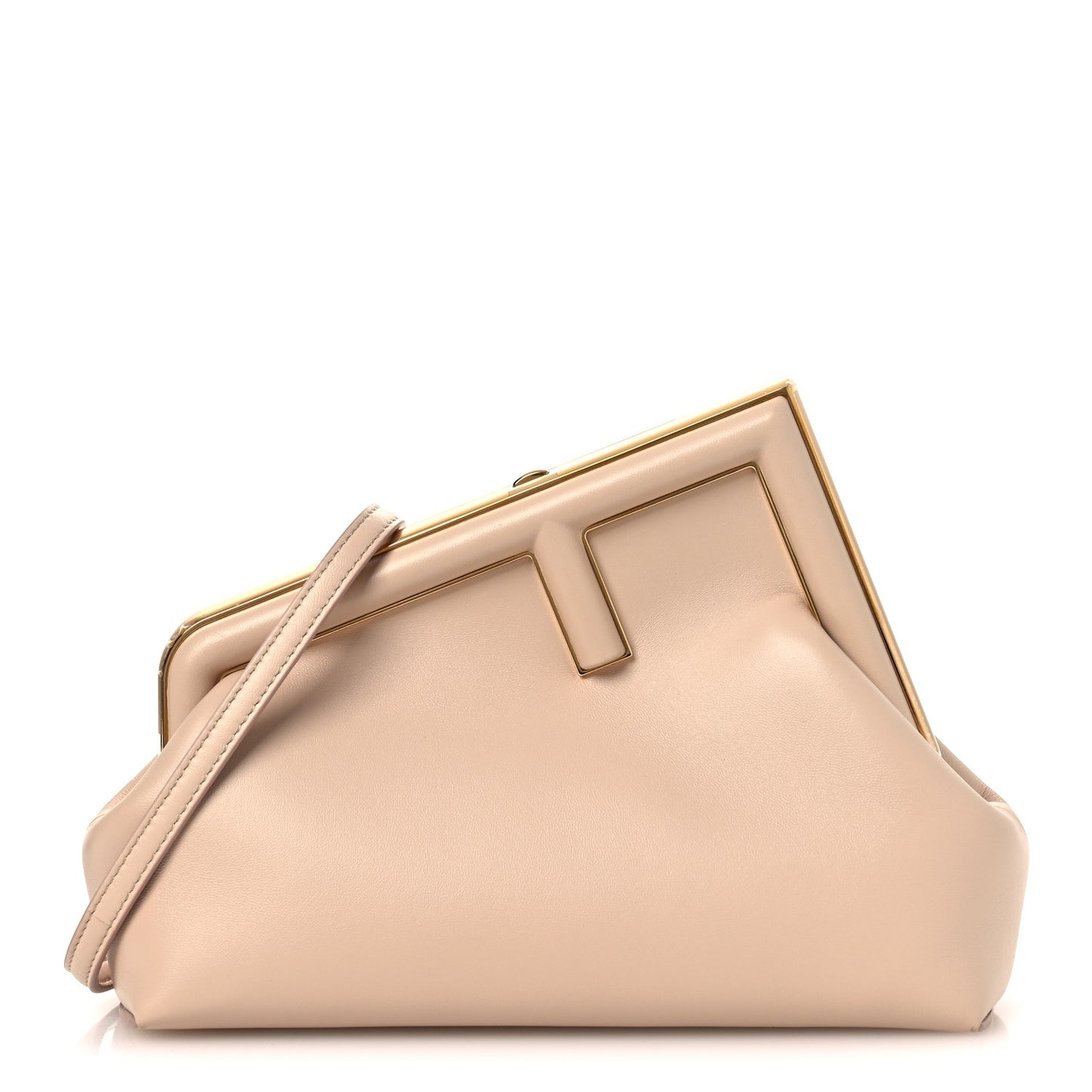 Shiny Nappa Small Fendi First Poudre