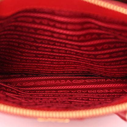 Prada Saffiano Medium Galleria Double Zip Tote Fuoco 7 of 14