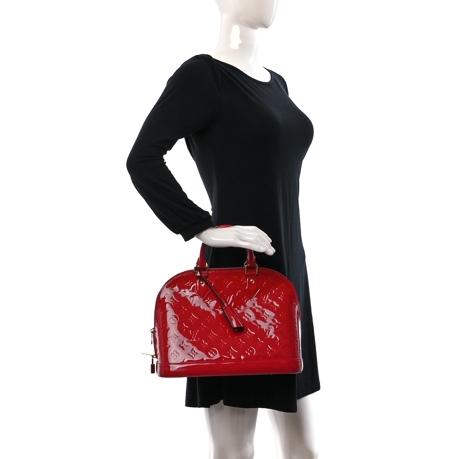 Louis Vuitton Vernis Alma PM Rose Indien 2 of 10