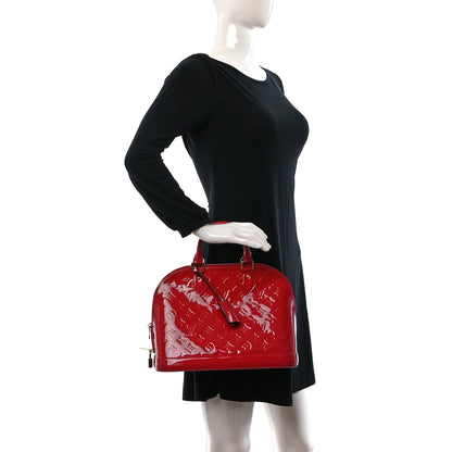 Louis Vuitton Vernis Alma PM Rose Indien 2 of 10