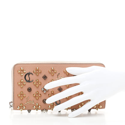Christian Louboutin Calfskin Loubinthesky Panettone Wallet Nude Multimetal 4 of 6