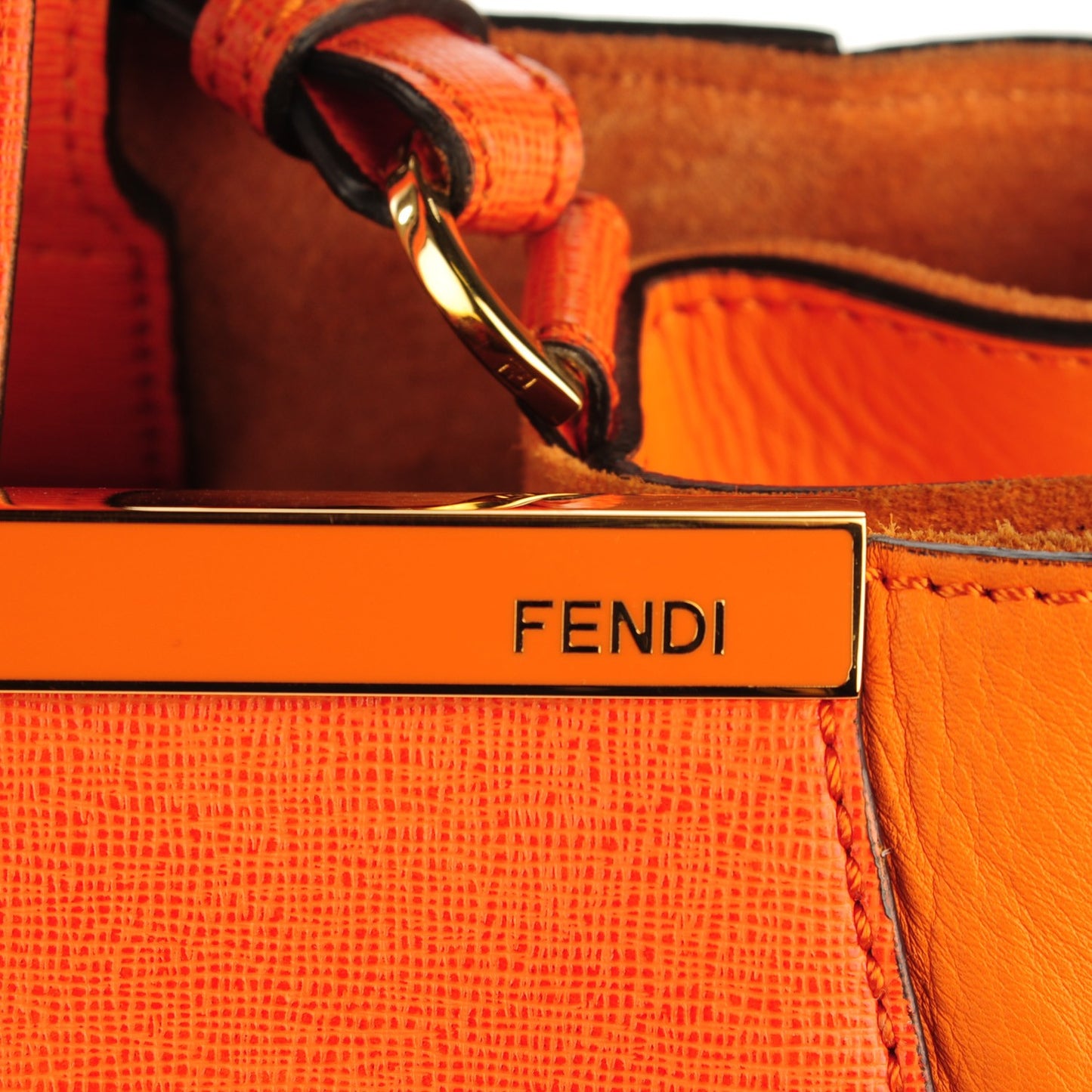 Vitello Elite Regular 2Jours Tote Arancio