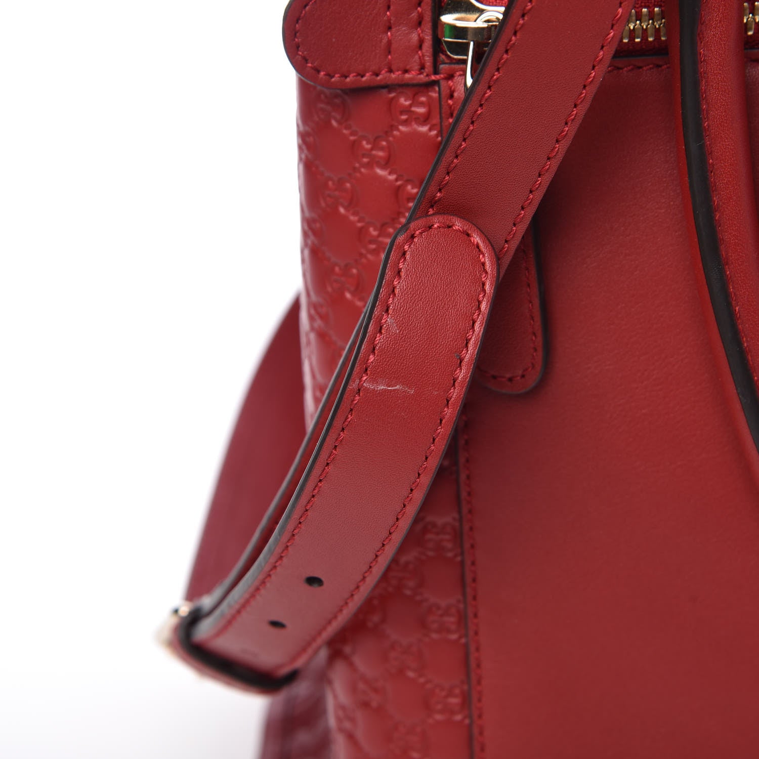 Gucci Soft Microguccissima Large Tote Red 11 of 12