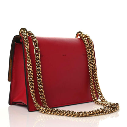 Fendi Vitello Grace Matte Small Kan U Shoulder Bag Fragola 2 of 8