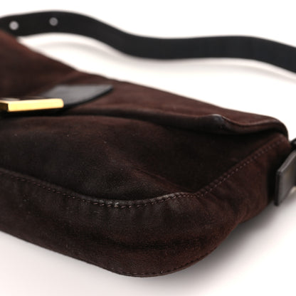 Fendi Suede Baguette Brown 8 of 10