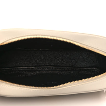 Saint Laurent Grain De Poudre Matelasse Monogram Mini Lou Camera Bag Crema Soft 5 of 9