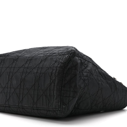 Christian Dior Nylon Cannage Medium Lady Dior Black 9 of 10