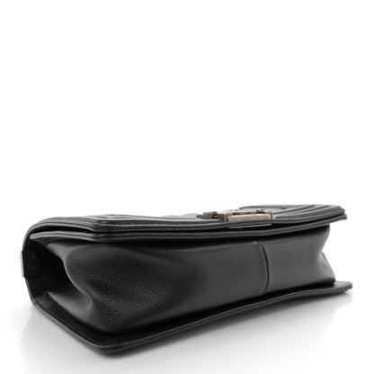 Chanel Caviar Quilted Medium Boy Flap Black 4 of 10