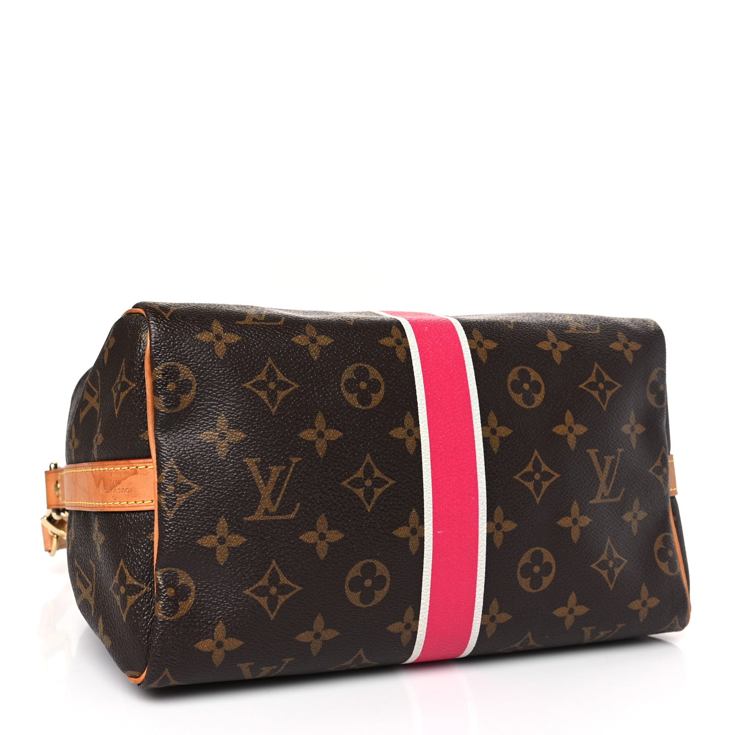 Louis Vuitton Monogram My LV Heritage Speedy Bandouliere 25 Fuchsia White 4 of 8