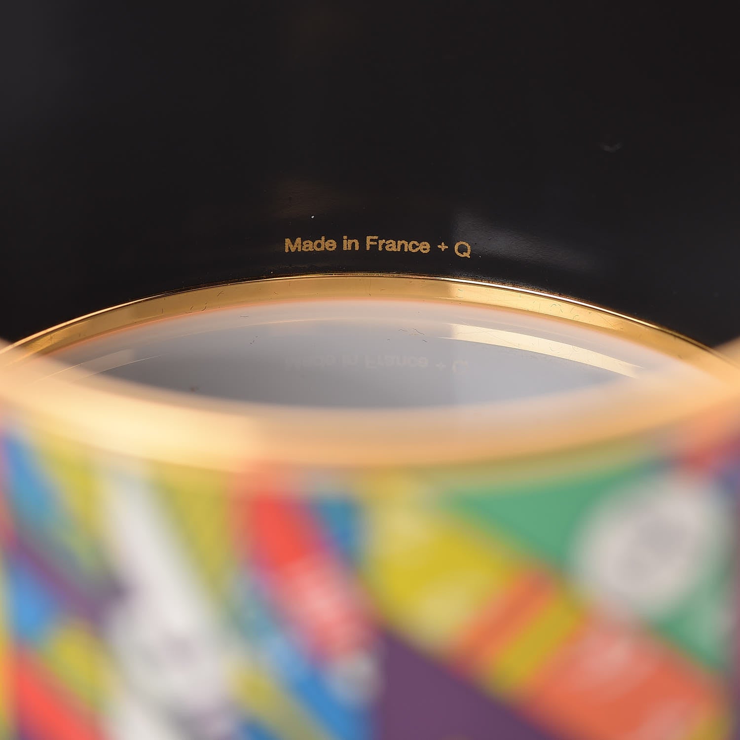 Hermes Enamel Printed Extra Wide Astrologie Nouvelle Bracelet 65 5 of 6
