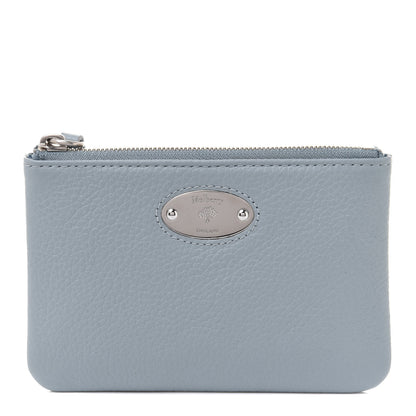 Mulberry Small Classic Grain Zip Coin Purse Cloud 1 of 8