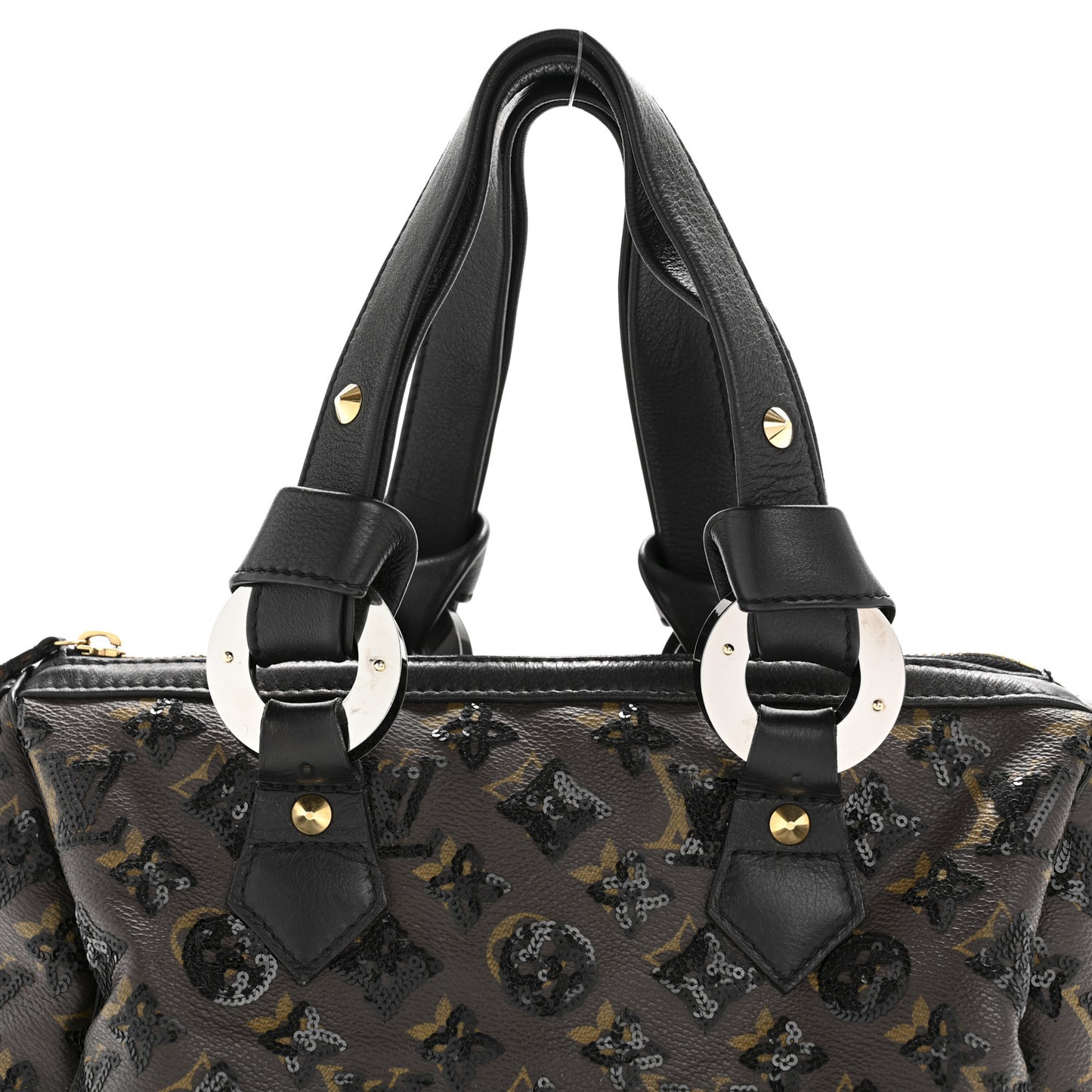 Monogram Sequins Eclipse Speedy 28 Black