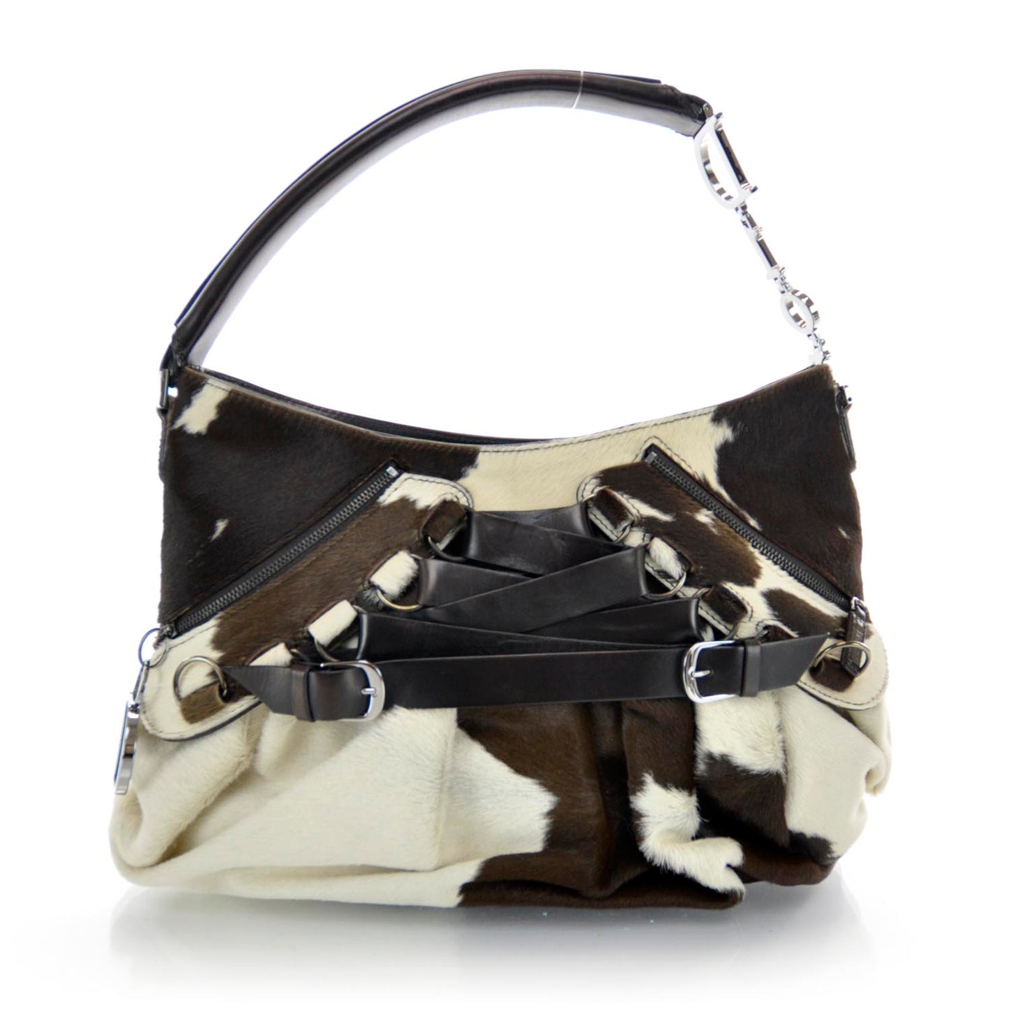 Pony Hair Animal Print Ballet Bag