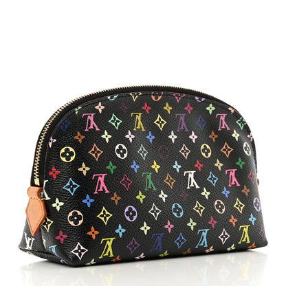 Louis Vuitton Monogram Multicolor Cosmetic Pouch Black Grenade 3 of 7