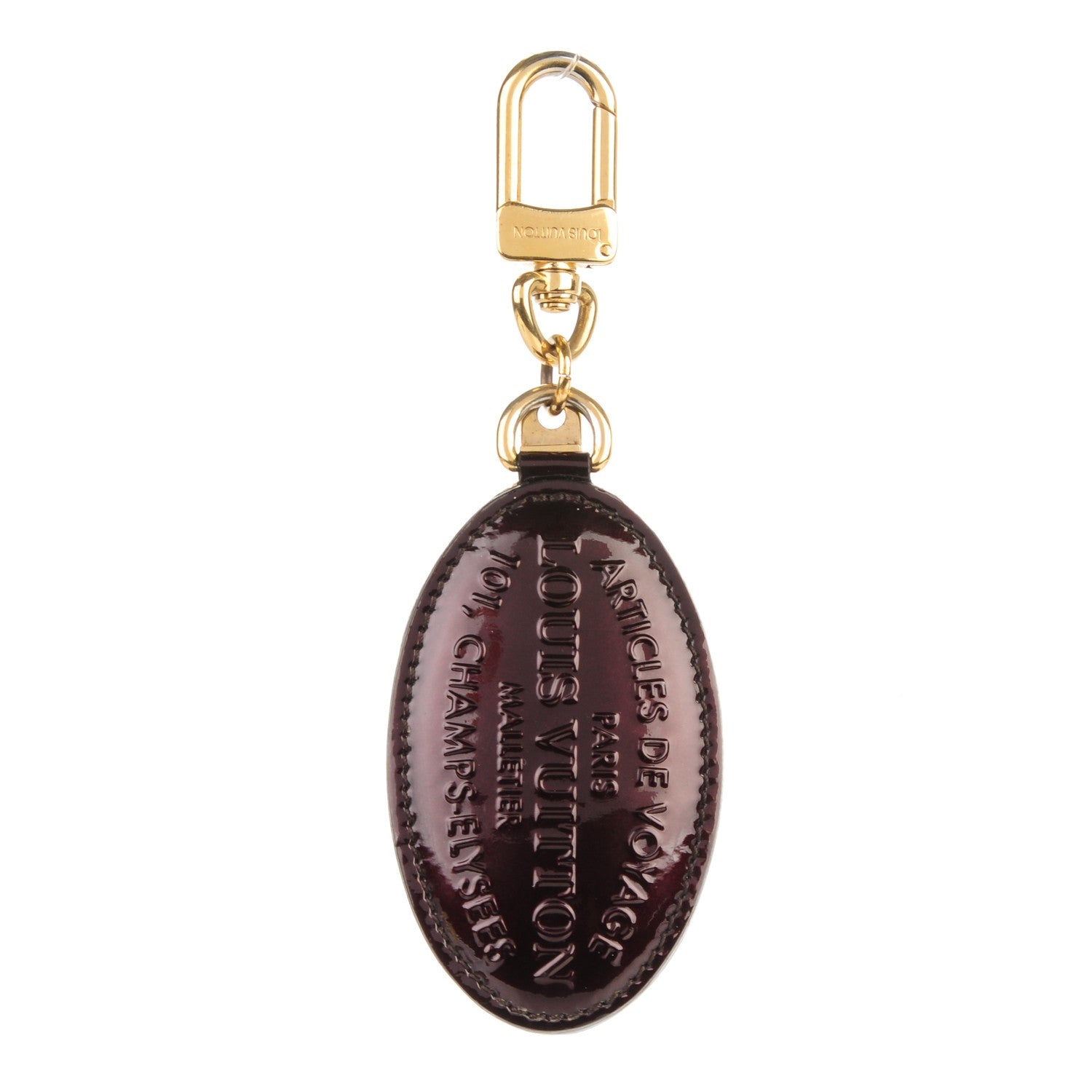 Louis Vuitton Vernis Articles de Voyage Key Holder Amarante 1 of 4