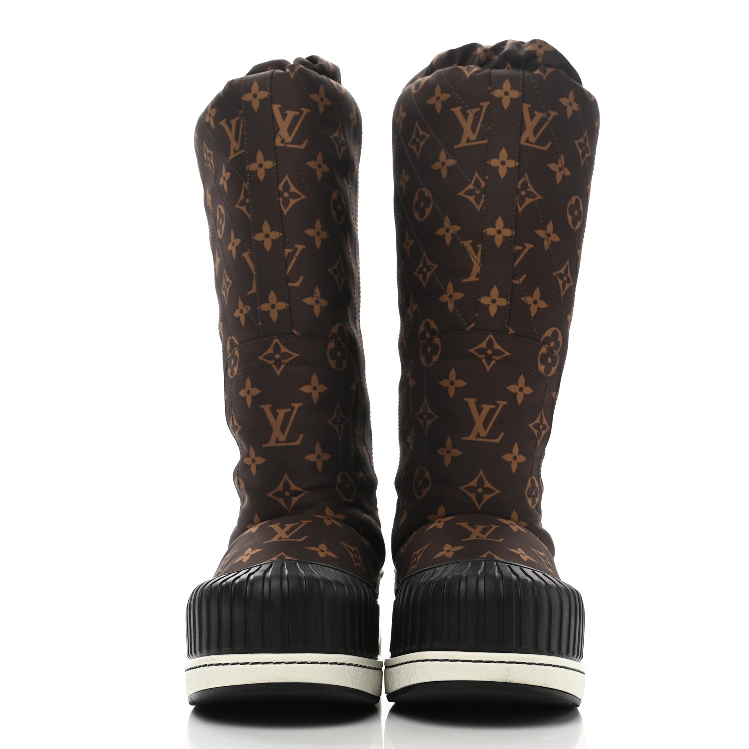 Louis Vuitton Monogram Polar Flat High Boots 38 2 of 9