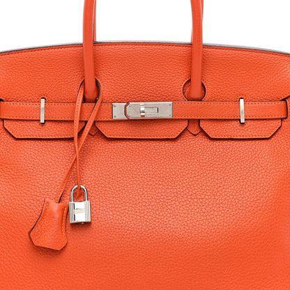 Hermes Togo Birkin 35 Orange 8 of 10