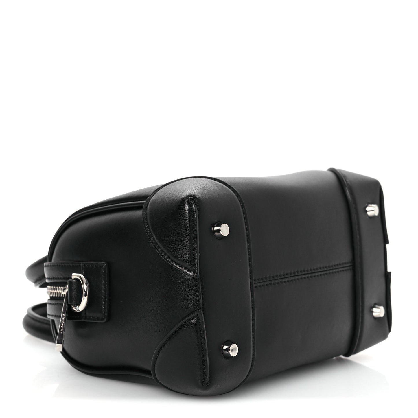 Calfskin Star Micro Lucrezia Black Silver