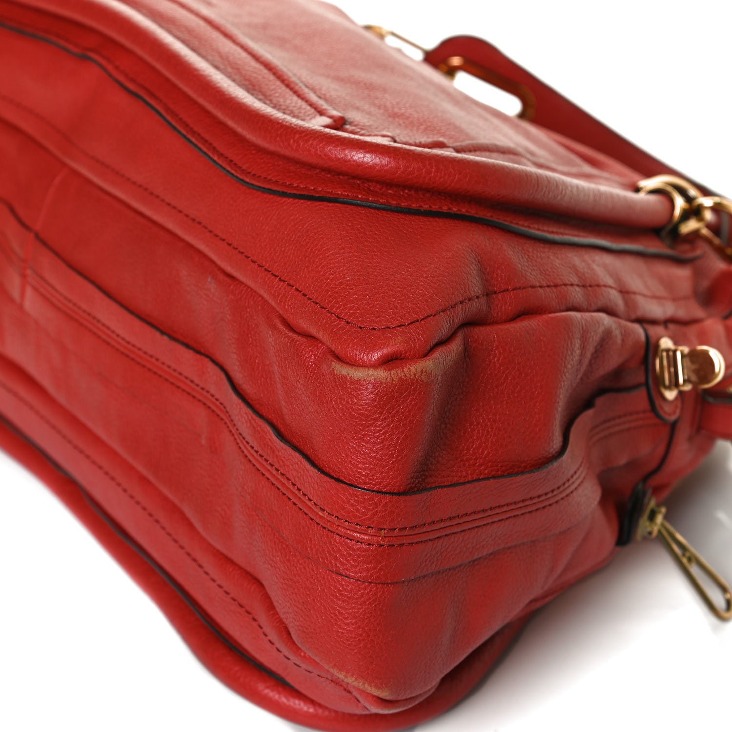 Chloe Calfskin Large Paraty Red 12 of 16