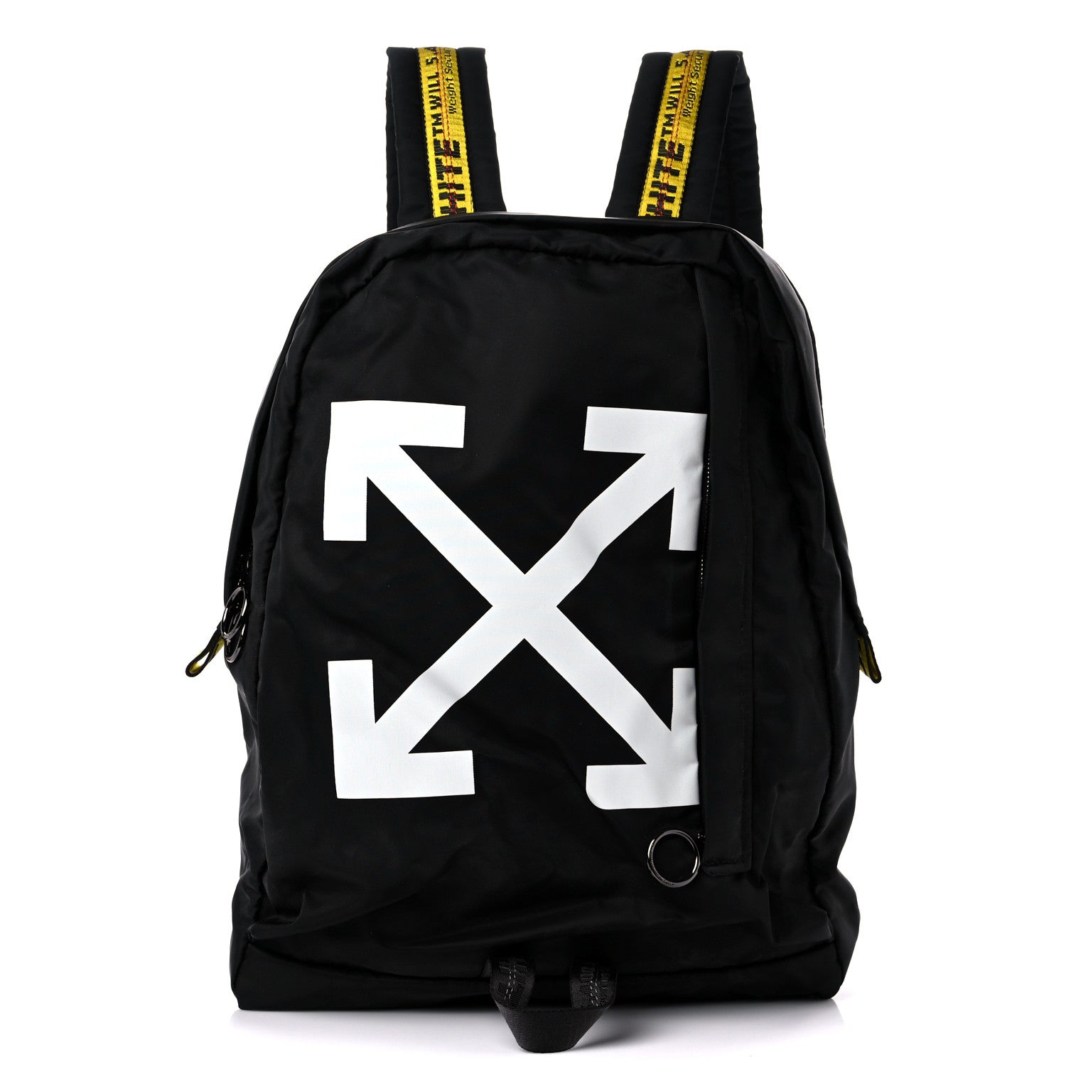 Off-White Canvas Logo Backpack Black 1 of 12