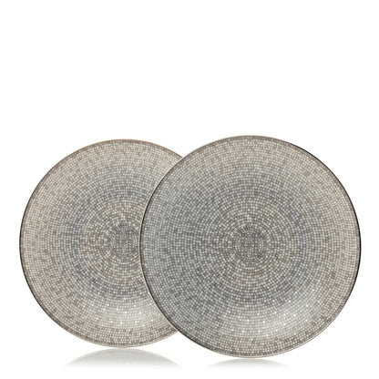 Hermes Porcelain Mosaique Au 24 Bread And Butter Plate Set of 2 1 of 6