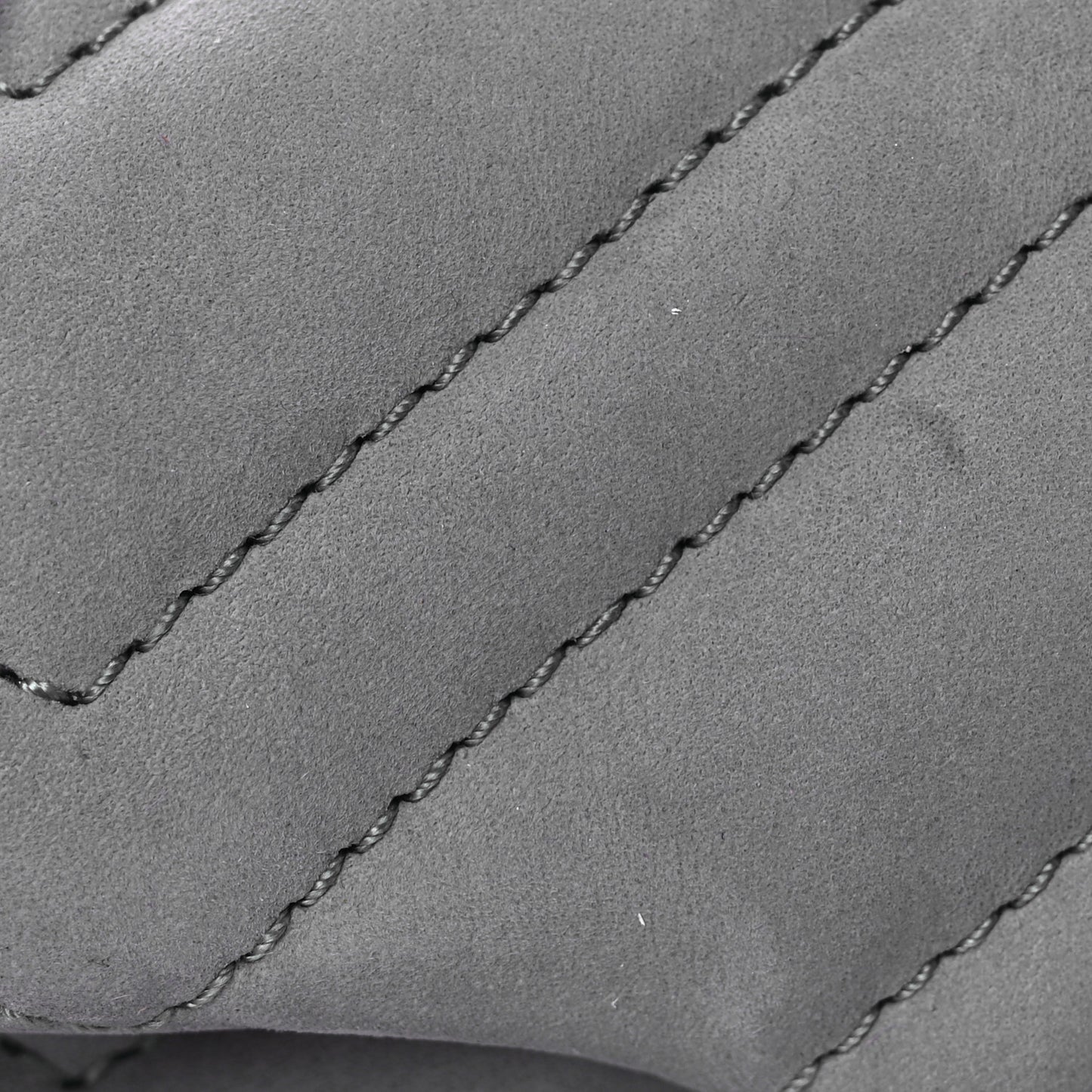 Nubuck Matelasse Mini GG Marmont Shoulder Bag Grey