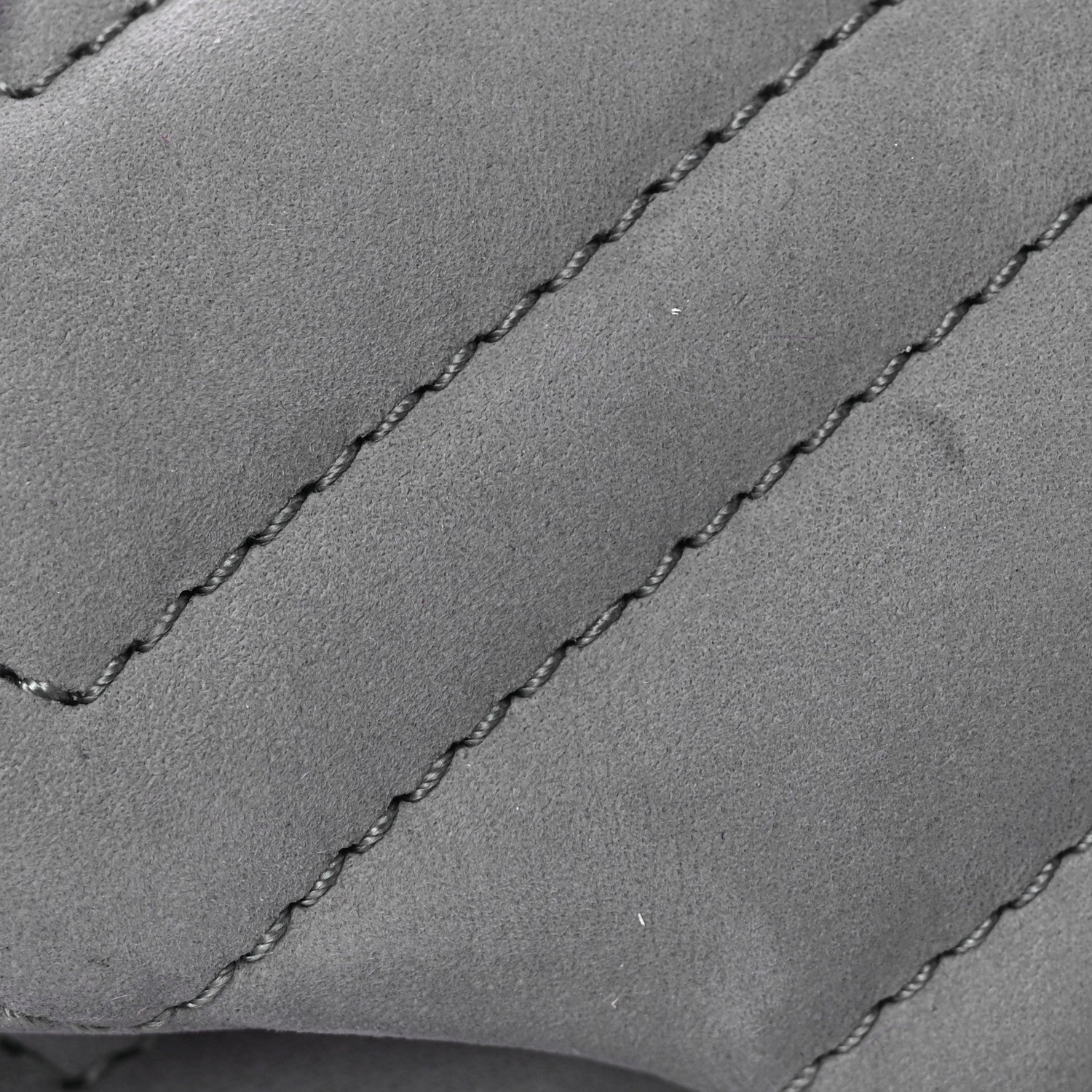 Gucci Nubuck Matelasse Mini GG Marmont Shoulder Bag Grey 11 of 11