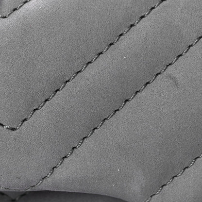 Gucci Nubuck Matelasse Mini GG Marmont Shoulder Bag Grey 11 of 11