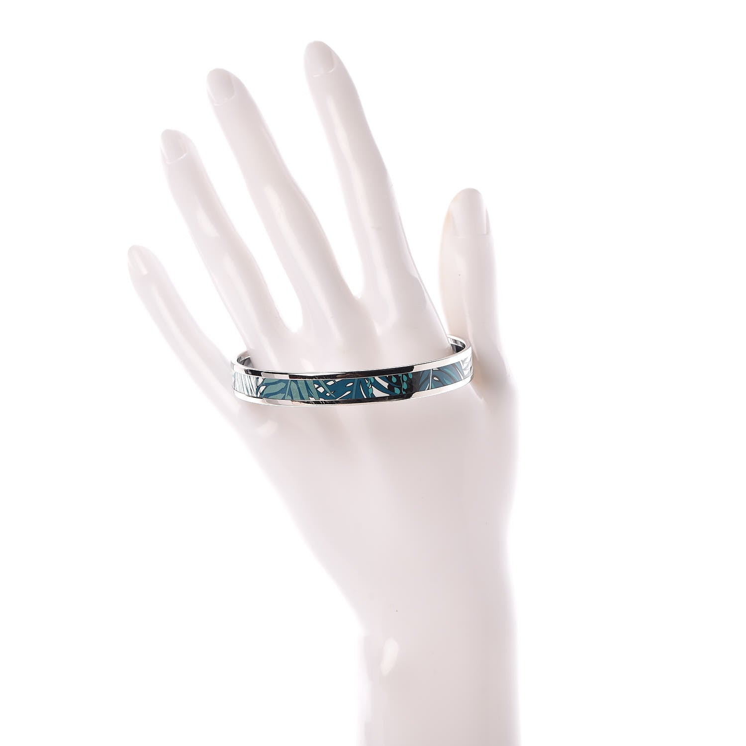 Hermes Enamel Printed Narrow Bracelet 65 2 of 6