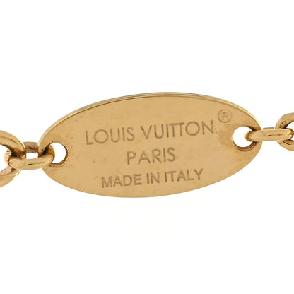 Louis Vuitton Metal Blooming Supple Necklace Gold 5 of 7